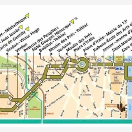 Beau T3 A Arcueil A 3 Min Rer B « Laplace » エクステリア 写真
