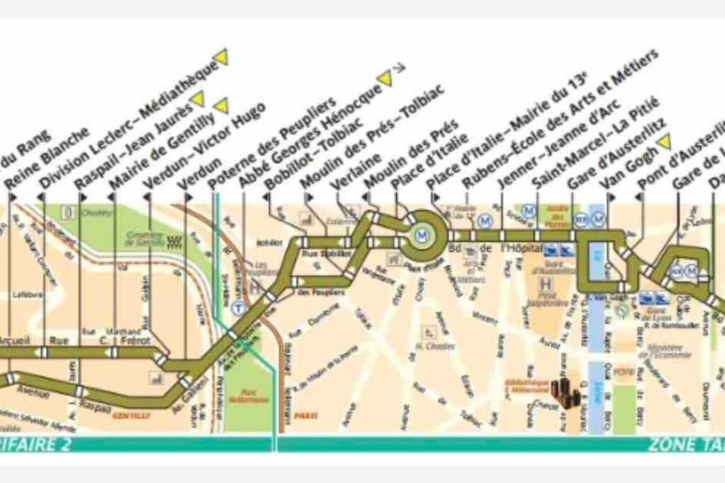 Beau T3 A Arcueil A 3 Min Rer B « Laplace » エクステリア 写真